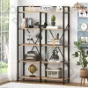 GEO Wood and Metal Industrial Bookcase