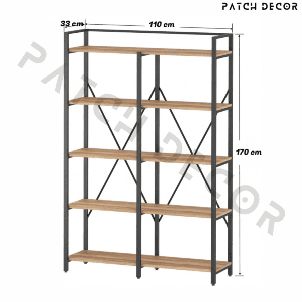 Industrial bookcase