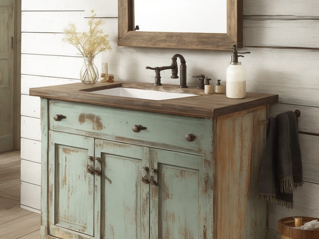 Industrial Bathroom Vanity