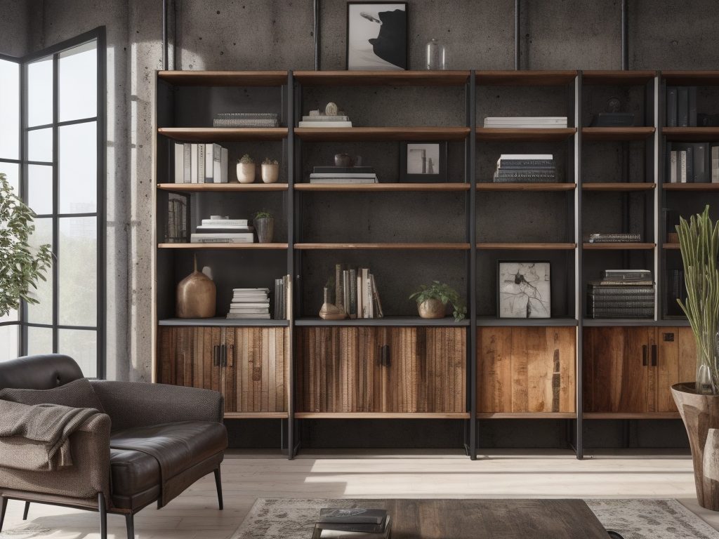 Industrial Bookcase