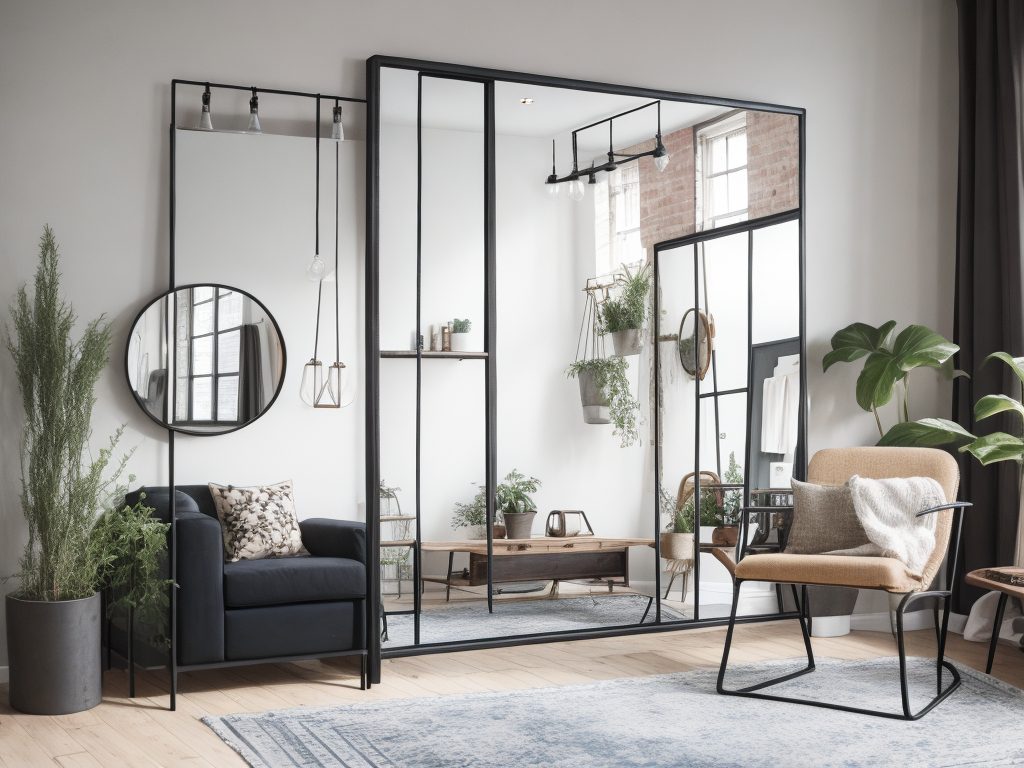 Metal Framed Mirror