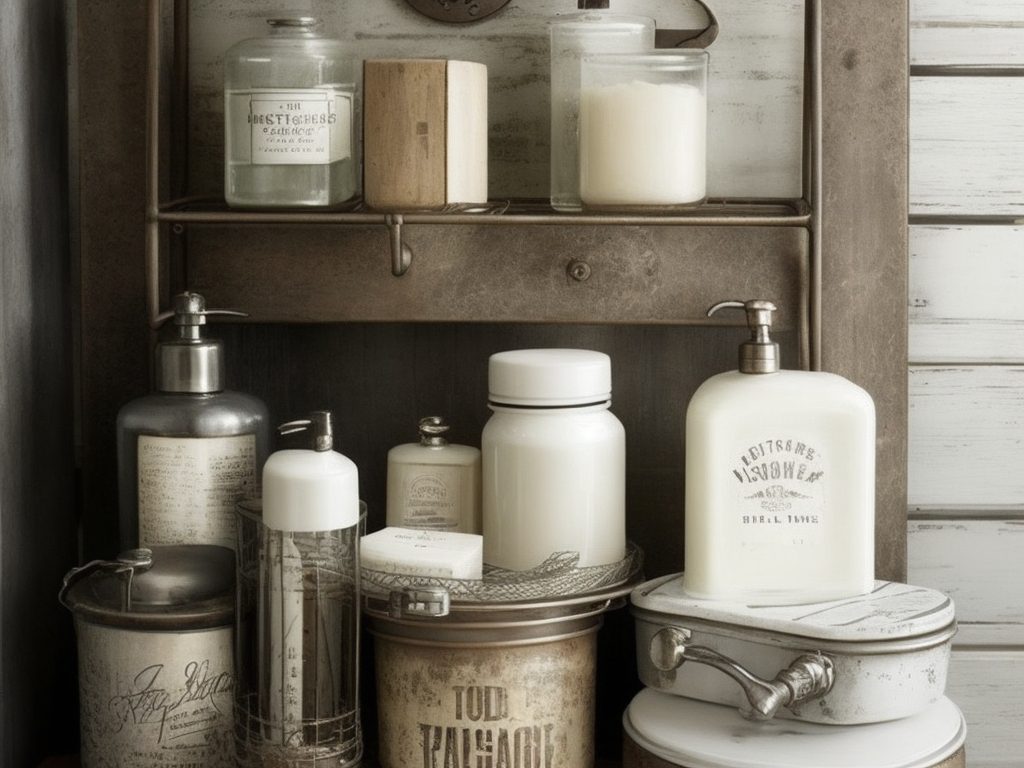 Industrial bathroom vanities