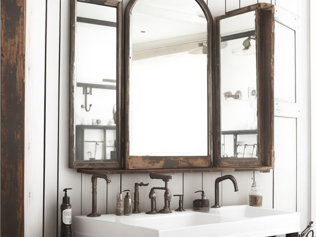 industrial bathroom vanity