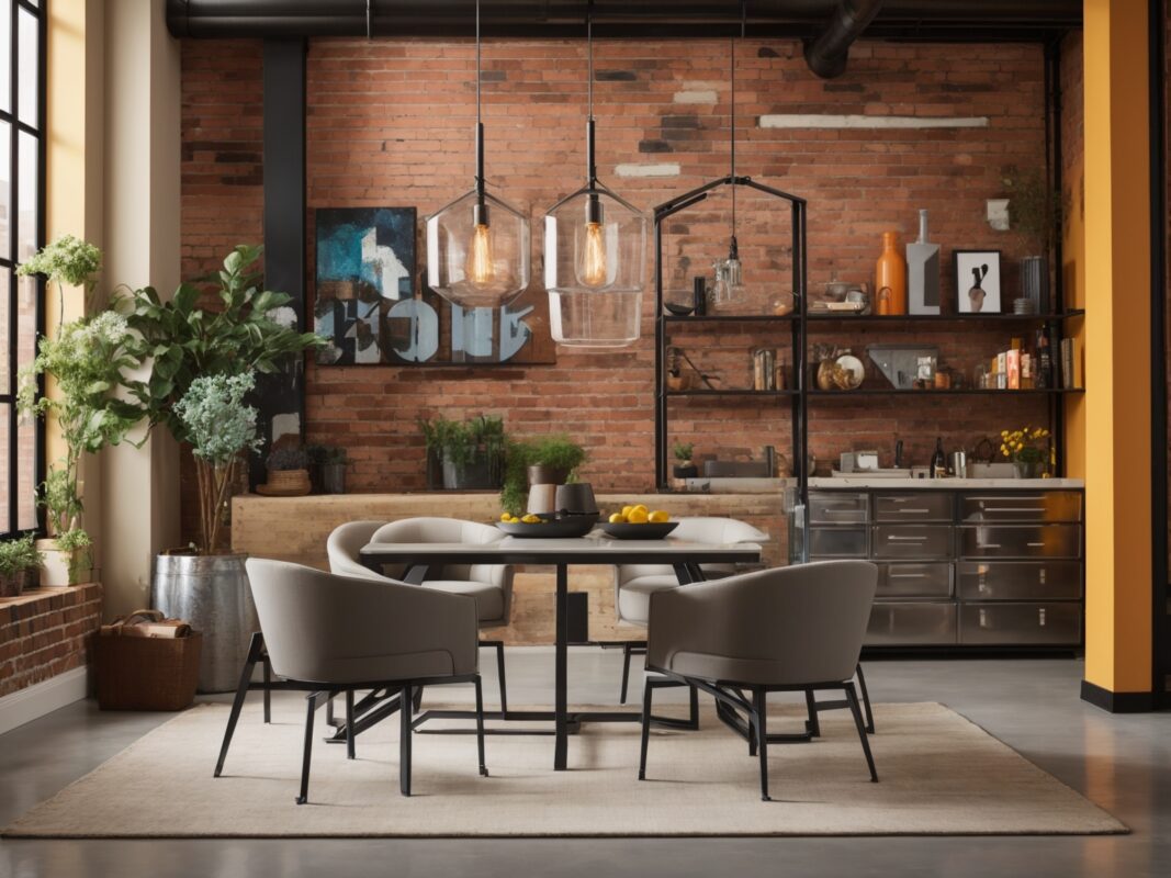 industrial Dining Room Furniture