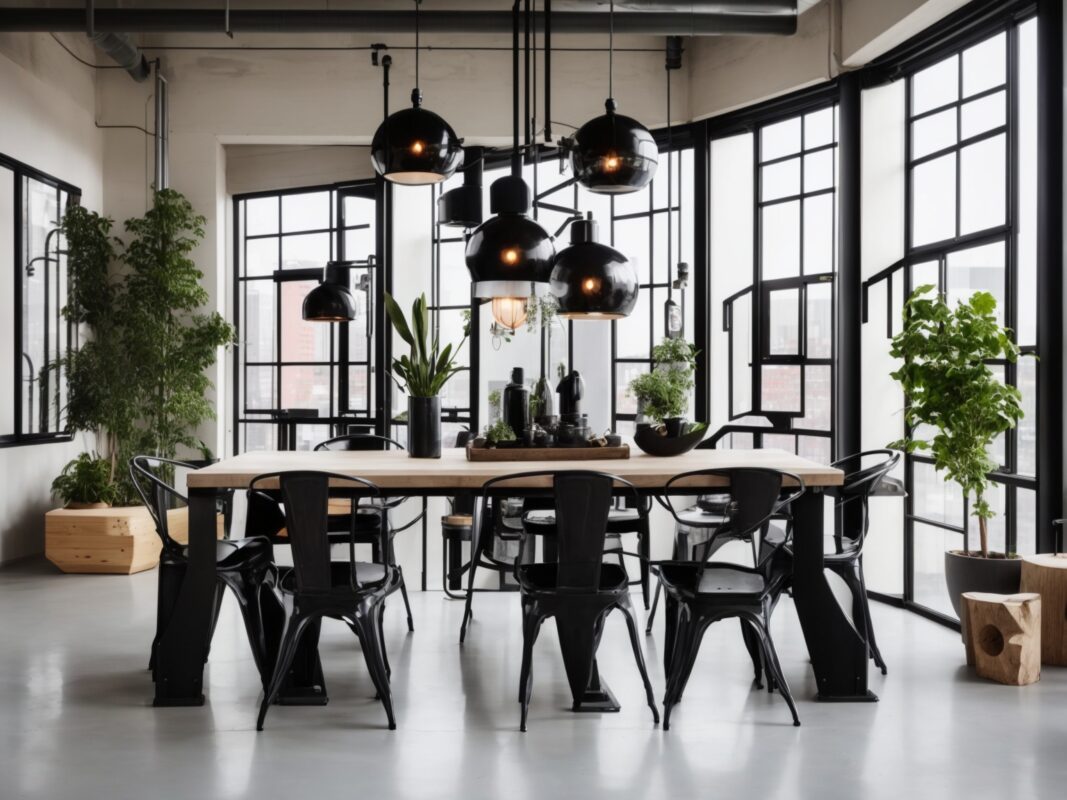 industrial Dining Room Furniture