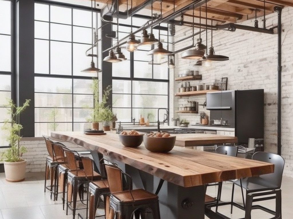 industrial Dining Room Furniture