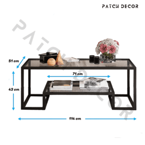 Industrial Edge Rectangular Coffee Tabl