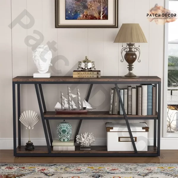 “Seraphina” Industrial Console Table