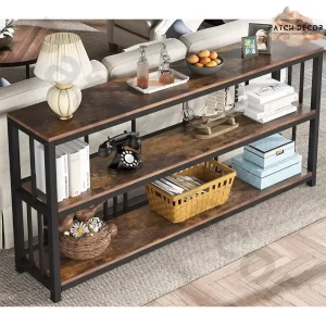 “Evander” Rustic Long Console Table