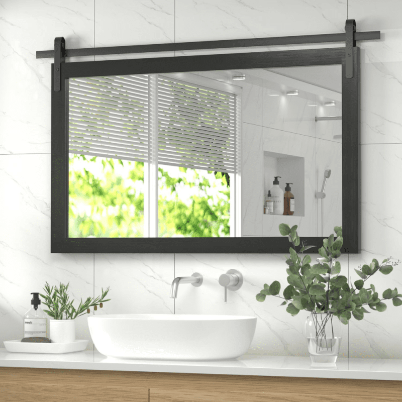 Industrial Bathroom Mirrors