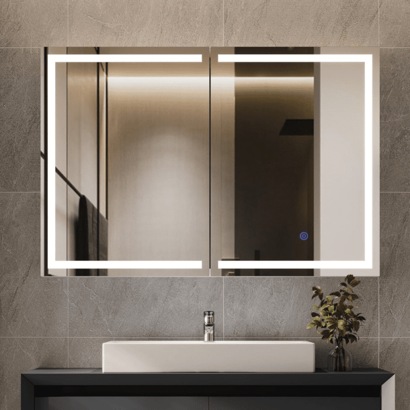 Industrial Bathroom Mirrors