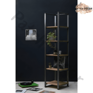 PLUMBERRY Modern 5-Tier Bookshelf