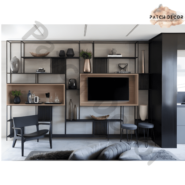 AGHATHA TV Unit - Elegant Entertainment Center for Modern Living Rooms