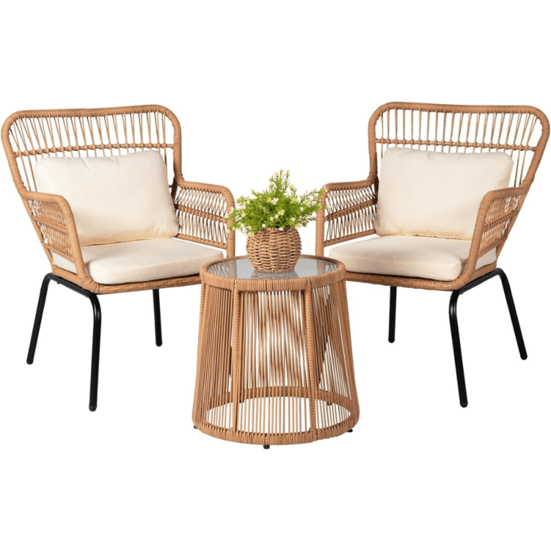 Rattan Side Tables