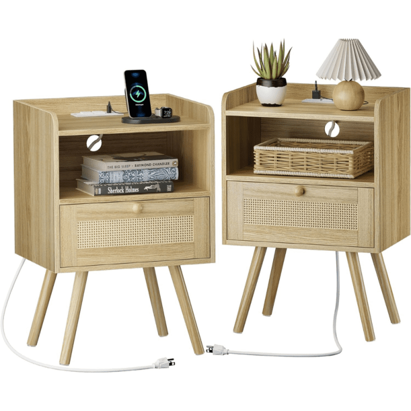 Rattan Side Tables