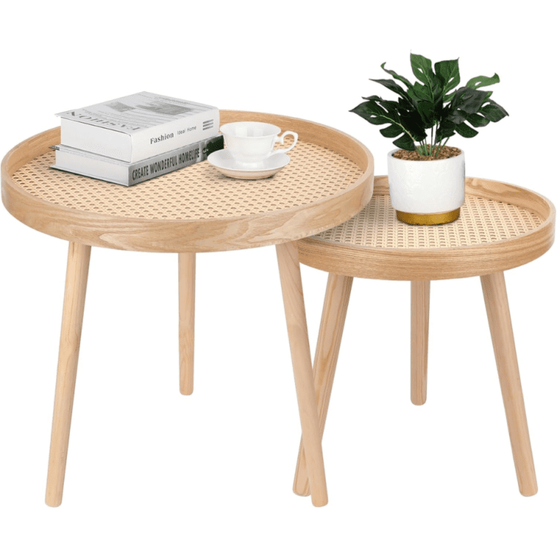 Rattan Side Tables