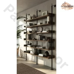 Scarlett Modern Wall-Mounted Bookshelf