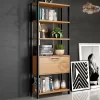 Victoria Industrial Bookcase with Drawer